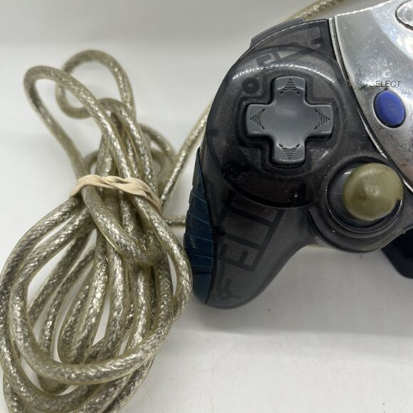 Intec PS2 PlayStation 2 Black Wired Controller - Picture 4 of 10